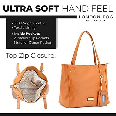 London Fog QUENDI Tote Bag for Women, Vegan Leather | Ubuy India