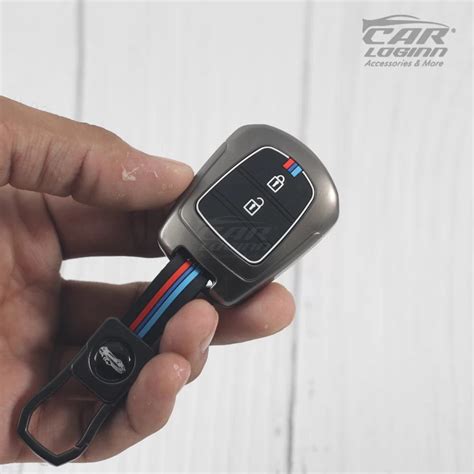 Metal Silicon Keycover for Hyundai Grand i10 | Santro (2 Button Key ...