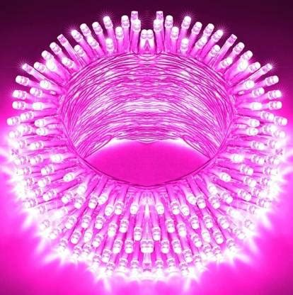 MPROW 40 LEDs 11 m Pink Steady Bulb Rice Lights Price in India - Buy ...