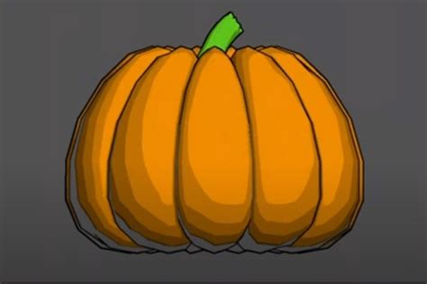 Image result for 3D Pumpkin Tutorial