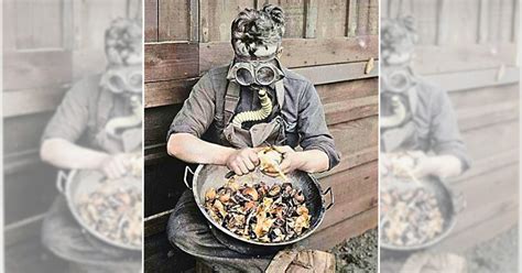 Soldiers Got Creative When Testing Out Gas Masks In WWI