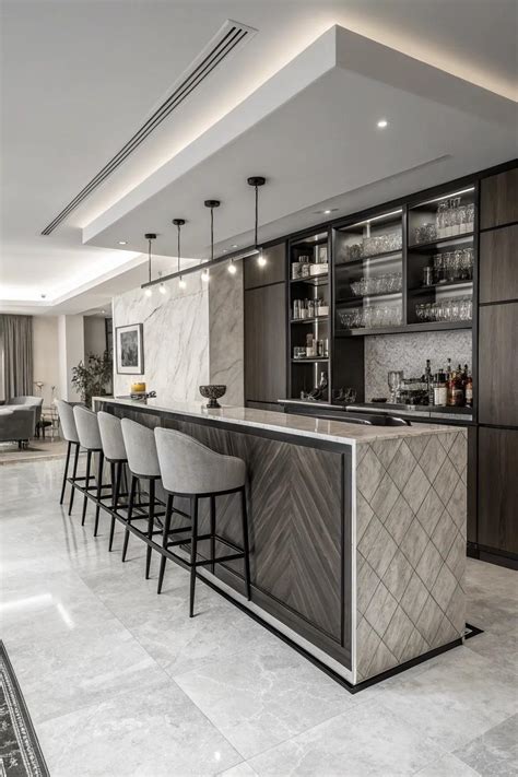 24+ Stylish Modern L-Shaped Bar Ideas for Your Home