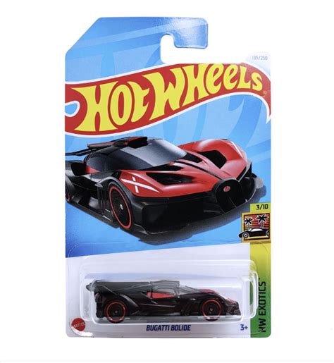 Hot Wheels Bugatti Bolide - HW Exotics Series (Case 2024, Black with R ...