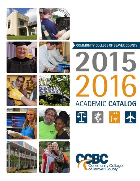 CCBC 2015 2016 academic catalog by Community College of Beaver County ...