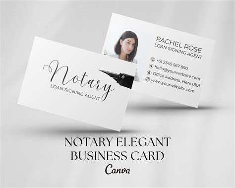 Notary Business Cards