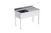 Évier de cuisine Distform Plonge Inox Professionnelle avec Egouttoir ...
