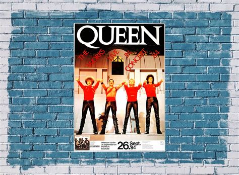 Queen - The Works Live, Frankfurt 1984 - Konzertplakat, 39,90