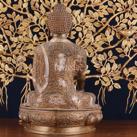 Enlightened Buddha Statue & Kalpavriksha Tree Set – Budhshiv.com