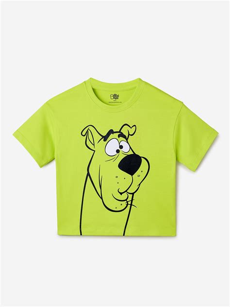 Buy Scooby Doo: Huh Girls Oversized Cropped T-shirts Online