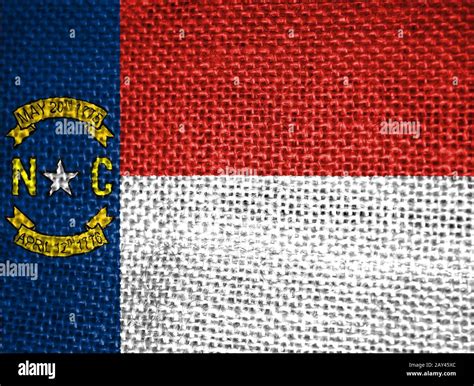 north carolina state flag Stock Photo - Alamy