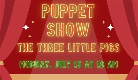 Three Little Pigs Puppet Show, Boys & Girls Clubs of Harrison-Crawford ...