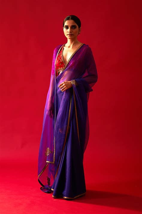 Jameelah Saree (Purple) – Nisharahmedofficial