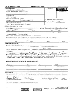 Fillable Online perb ca Form 801 Weinman 1 of 2 2nd Trip Amended ...