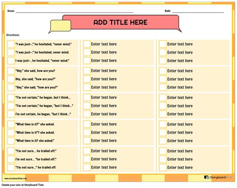 Write a Dialogue Worksheet 的图像结果