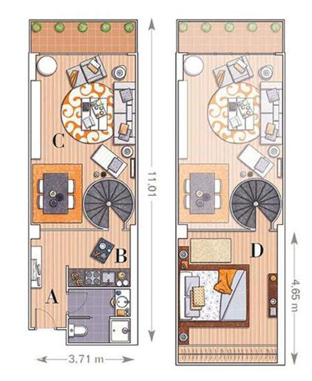 活力时尚橙色空间 58平亮色loft小户型_家居装修效果图_太平洋家居网