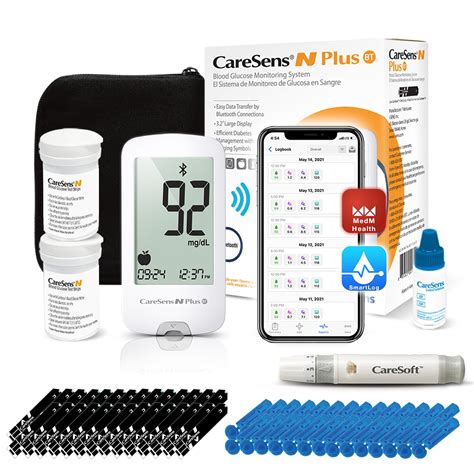 CareSens N Plus Bluetooth Blood Glucose Monitor Kit India | Ubuy