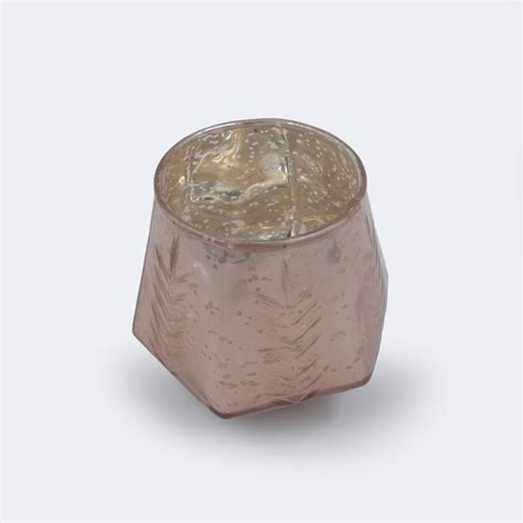 Buy Glasses | Kalpa Etched Votive Pink Glass | Shop at The Purple ...