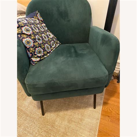 Forest Green Accent Chair Velvet - AptDeco