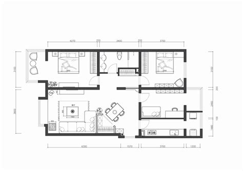 北欧风格45平米小户型单身公寓装修效果图-家装效果图_装一网装修效果图