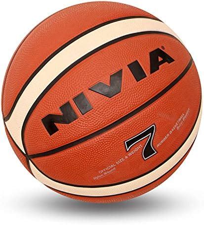 Nivia Rubber Basketball, Size 7 (Color May Vary) : Amazon.in: Sports ...
