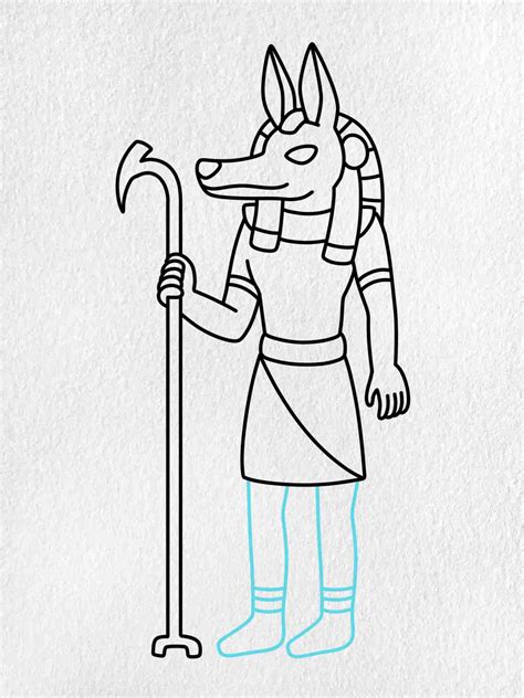 Image result for Draw Anubis Step by Step