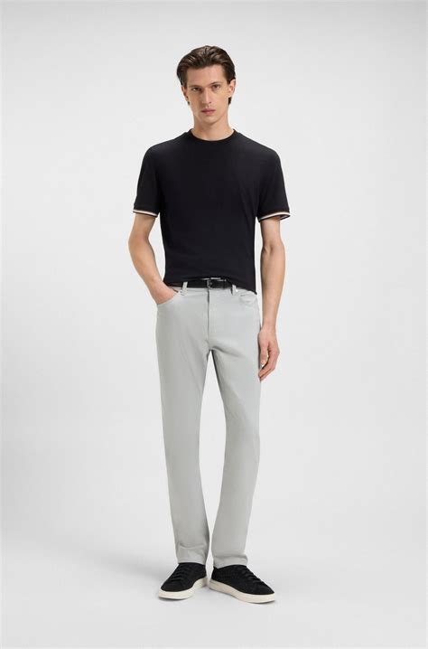 BOSS - Nubuck trainers with embossed monograms - Black