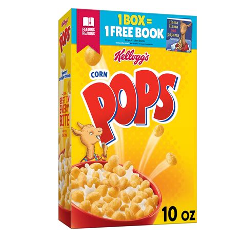 Kellogg's Corn Pops, Breakfast Cereal, Original, Excellent Source of 7 ...