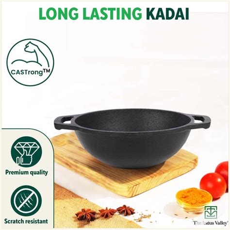 Buy Cast iron Deep Kadai / kadhai Online in India at Best price – The ...