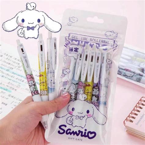 Sanrio 6 pezzi di penne Sanrio, Kitty Cat Kulomi Pacha Dog Girl, dall ...