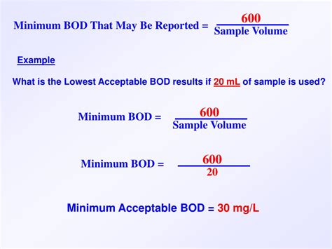 Bod Calculation Formula 的图像结果