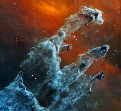 Webb paints haunting picture of pillars of creation as they bury new ...