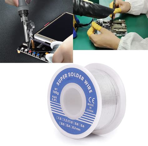 Buy Solder Wire 60/40, Tin Lead Rosin Core Thin Solder Wire for ...