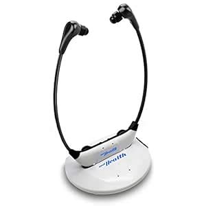 Pyle PHPHA78 Bluetooth 2.4GHz Wireless TV Assistive Hearing Amplifier ...
