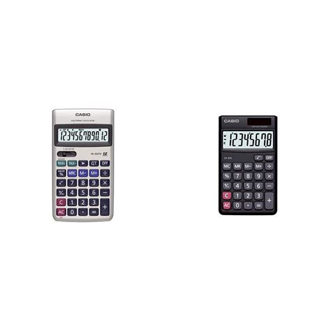 Casio HL-122TV Portable Calculator with Metal Faceplate & GT Key, 12 ...