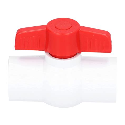 Buy Ball Valve, 2-Way PVC Non‑Return Shut‑Off Valve with Handle ...