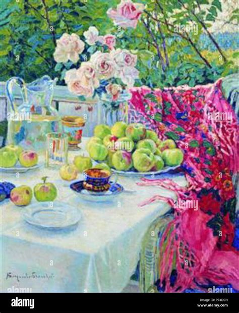 Painting by Nikolai Bogdanov-Belsky . before 1941 48 Still-life-1.jpg!PinterestLarge Stock Photo ...