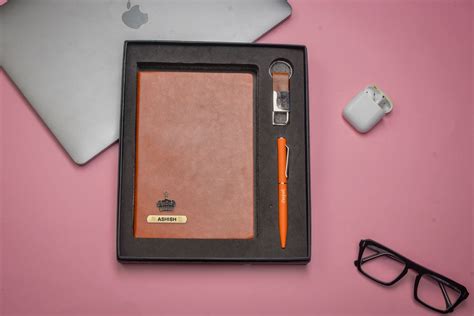 Classy Hardcover Diary + Classic Metal Pen + Classy Leather Metal ...