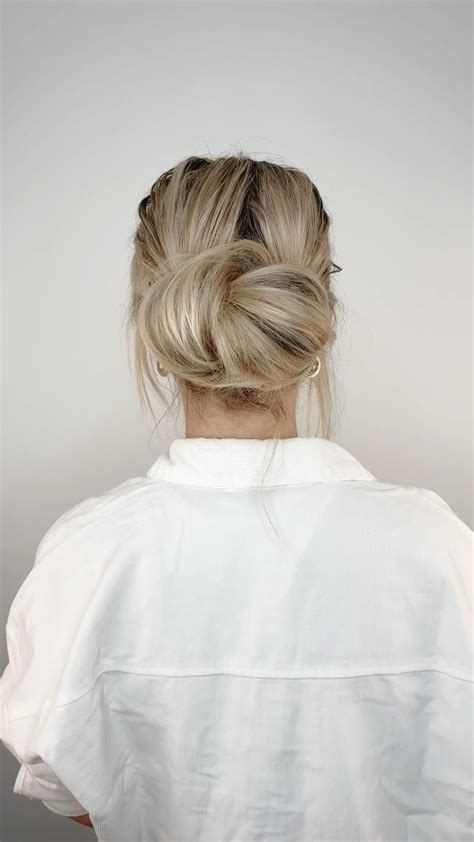 Elegant and easy bun hairstyle tutorial – Artofit