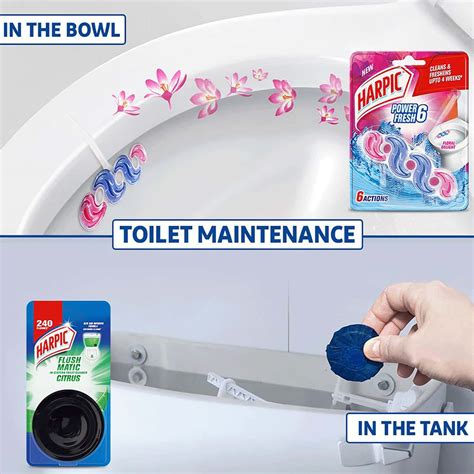 Buy HARPIC FLUSHMATIC PINE TOILET BLOCK PACKET OF 50 G Online & Get ...