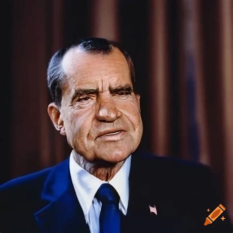 Richard nixon and donald trump together on Craiyon