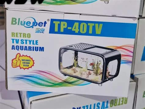 Buy Bluepet TP-40TV Retro TV Style Aquarium with LED Filter
