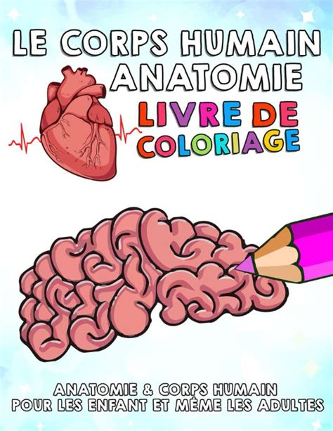 Le Corps Humain Anatomie Livre De Coloriage Anatomie Livre De ...