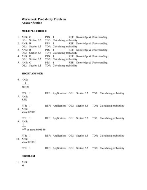 Probability Mathematical Problems 的图像结果