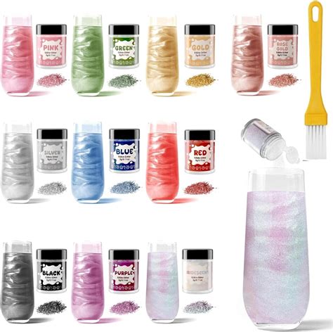 Amazon.com : Easter Drinks Edible Glitter Set for Cocktails - 10 Colors ...