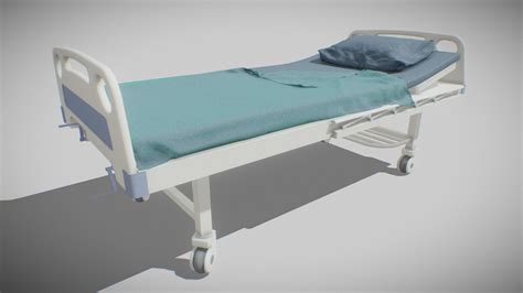Hospital bed - 3D model by Veebroush [40af44b] - Sketchfab