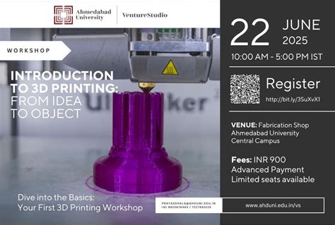 Introduction to 3D Printing: From Idea to Object