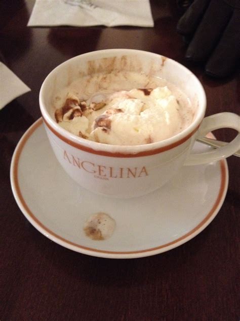 Hot chocolate from Angelina in Paris | Food, Travel food, Hot chocolate