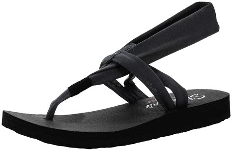 Buy Skechers Women's Meditation Studio Slingback Yoga Charcoal Flip ...
