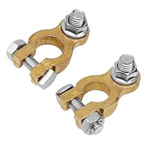 Battery Terminal Connectors, Brass Top Post Battery Cable Terminal ...