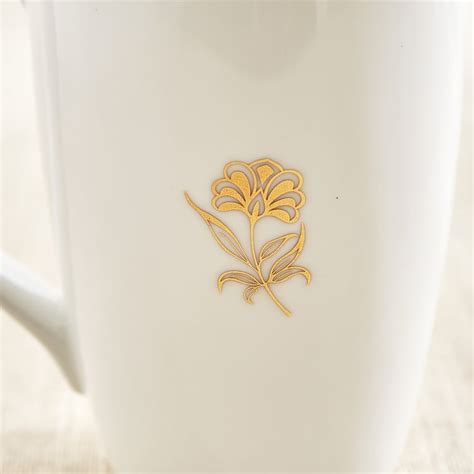 Buy Monara Flower Orion Bone China Printed Coffee Mug - 310ml from Home ...